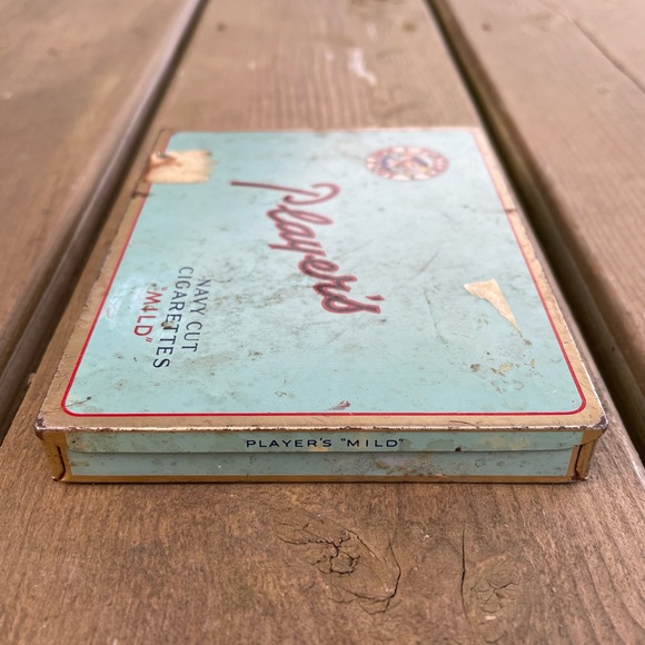 Vintage 1960’s Player’s Mild Navy Cut Cigarettes Empty Cigarette Tin - Picture 13 of 15